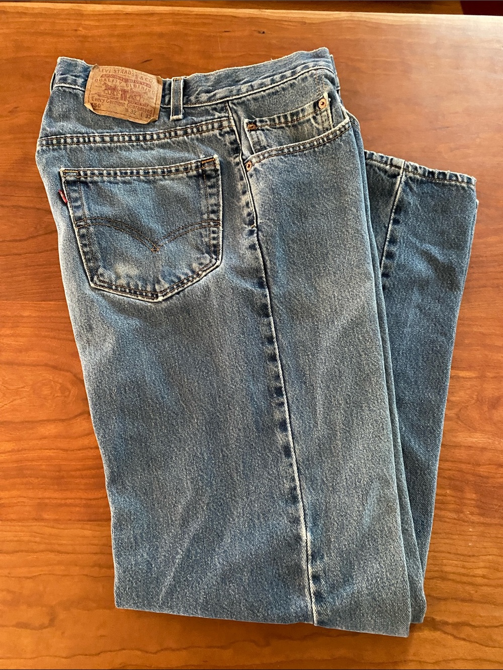 Levi's Men's Straight Relaxed Fit Classic Denim Jeans - Medium Blue